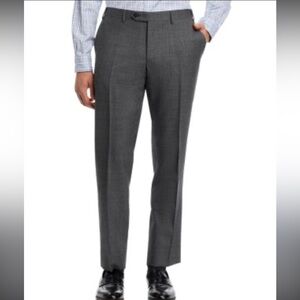 Canali Italy Wool Mohair Dress Pants Blue Gray Measures 33 waist